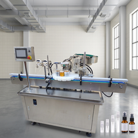Machine de remplissage et de bouchage automatique de liquides en spray, machine de remplissage, de bouchage et d'étiquetage de flacons de spray d'alcool, machine de remplissage d'alcool 20 ml