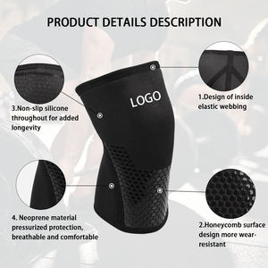 Rodilleras profesionales de neopreno de 5mm y 7mm (PAR) para levantamiento de pesas, entrenamiento cruzado, rodillera de compresión de alto rendimiento - Product Image 3