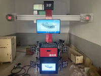 Máquina de Alineación de Ruedas 3D para Garaje, Certificación CE, Precisa, Multi-idioma, Velocidad de Balanceo de 140 rpm, Peso Máximo de Rueda de 50 kg, ¡Oferta!
