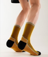 Chaussettes en laine mérinos personnalisées pour homme et femme, demi-épaisses, fines, chaudes, pour le sport, la randonnée, les activités de plein air, toutes saisons
