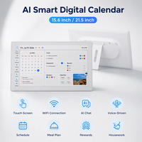 Özelleştirilmiş 15.6''/21.5'' Elektronik Duvar Takvimi Dijital Planlayıcı, Akıllı Zaman Yönetimi Özelliğiyle, Duvara Montaj Aparatı Dahil