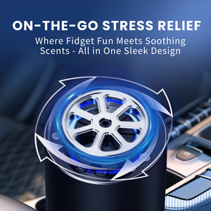 เครื่องกระจายกลิ่นในรถยนต์แบบพกพา ช่องเสียบ USB ตัวเครื่องทำจากอลูมิเนียมอัลลอยด์ ไม่ใช้น้ำ แบตเตอรี่ใช้งานได้ยาวนาน พร้อมฟังก์ชั่น Fidget Spinner สตาร์ทและหยุดอัตโนมัติ - Product Image 2
