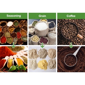 Công nghiệp không gỉ Ngô đường búa bột nghiền bột đóng băng nhà máy đậu nành hạt Máy xay ca cao xay máy - Product Image 6