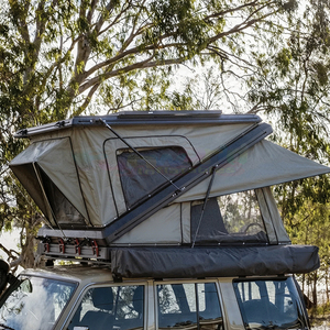 Easy Setup Aluminum Hardshell <b>Car</b> Rooftop Tent Waterproof Foldable Lightweight Roof Top Tent 4x4 Offroad Camping <b>Car</b> Roof Tent - Product Image 2
