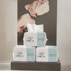 Custom Logo Pack Private Label Disposable Hypoallergenic Antimicrobial Cotton <strong>Facial</strong> <strong>Towels</strong> Nonwoven Wet OEKO-TEX Certified - Product Image 3