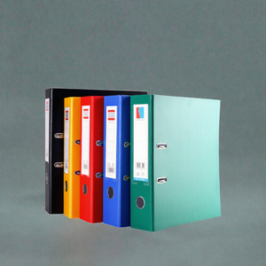 Porte-documents de bureau haut de gamme en marbre, classeur à levier A4 en carton avec pince à documents en PP - Product Image 2
