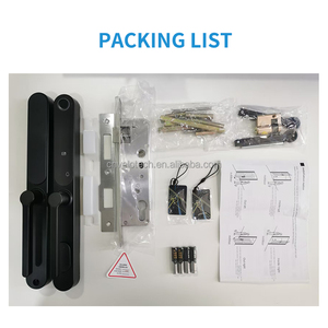 Hẹp-stile cửa hợp kim nhôm nhiệt phá vỡ công nghệ kính/Brass cửa thông minh Ổ khóa cửa đám mây Bộ nhớ Thẻ thông qua tuya Wifi App - Product Image 5