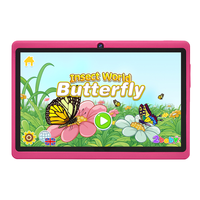 Wholesale 7 Inch Children's Tablet Pour Les Enfamt Wifi Android 2GB 16GB MTK Quad Core Learning Kids Tablet PC