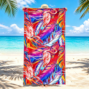 Serviette <span class=keywords><strong>de</strong></span> plage <span class=keywords><strong>de</strong></span> luxe 100 % coton, imprimée sur mesure, 400 g/m², super absorbante, douce, serviette <span class=keywords><strong>de</strong></span> bain personnalisée pour les marques hôtelières - Product Image 1