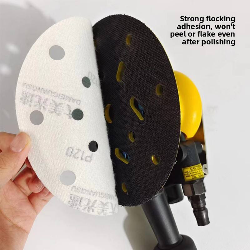 6 Inch 17 Hole Circular Hook&loop Backing Ceramic Sandpaper Sanding ...