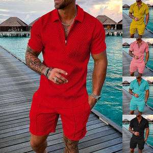 Pantalones cortos casuales <span class=keywords><strong>de</strong></span> verano para <span class=keywords><strong>hombre</strong></span> con impresión digital 3D para <span class=keywords><strong>Amazon</strong></span> Independent Station nueva <span class=keywords><strong>moda</strong></span> cremallera manga corta - Product Image 4