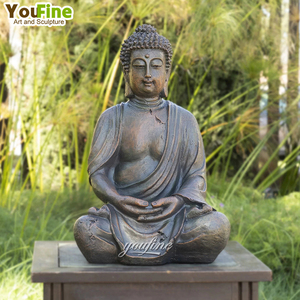 Sculpture de <span class=keywords><strong>Bouddha</strong></span> de haute qualité pour l'extérieur, grandes statues de <span class=keywords><strong>Bouddha</strong></span> <span class=keywords><strong>en</strong></span> bronze indien à vendre - Product Image 2