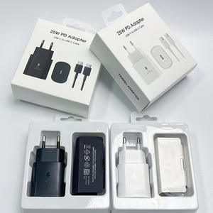 Adaptador USB C PD de 25W con Carga Rápida y Cable para Samsung S25 S24 S23 S22 S21, Cargador con Enchufe para EE. UU., UE y Reino Unido - Product Image 1