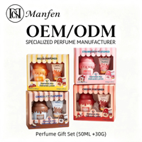 Ensemble de crèmes pour les mains parfumées à la crème glacée, vente en gros, marque privée, lotion et brume parfumée cerise, fraise, chocolat, coffret cadeau