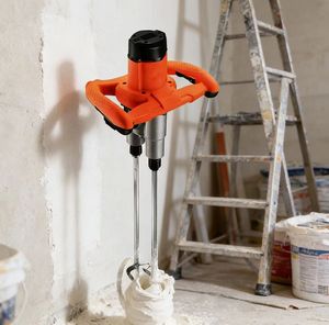 Professional High Power Putty <b>Paint</b> Mixer Machine 3200w Adjustable Speed DSP-4 Industrial <b>Hand</b>-held Steering Wheel Mixe - Product Image 1