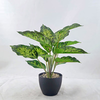 Plantes Artificielles d'Intérieur Décoratives, Bonsaï en Plastique avec Pot, Grandes Plantes Artificielles d'Imitation