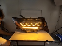Kit de phares LED à 4 lentilles pour Toyota Land Cruiser Prado 150 2018-2021, mise à niveau Facelift, montage Plug and Play, haute performance