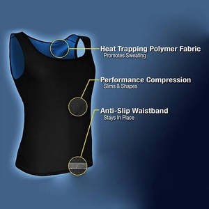 Gilet de sauna en néoprène pour hommes, amincissant le corps, corset, sous-vêtements de contrôle du ventre, pour la gymnastique, pour brûler les graisses - Product Image 5