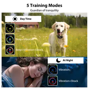 Warning Record Intelligent Anti Bark Collar Shock Dog Zap Bark Collar Bark Collar For Dogs Smart Big Dog