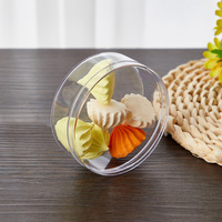 Biscuits personnalisés boîte carrée en plastique transparente conteneur à gâteau tiramisu gâteau boîte à dessert en plastique avec couvercle