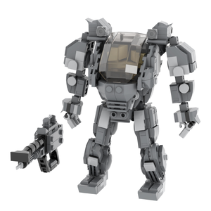 Funbuild A0200 ED209 <span class=keywords><strong>RoboCop</strong></span> Modèle à l'échelle <span class=keywords><strong>1</strong></span>:8 Jouet de construction en blocs avec 269 pièces Ensemble de construction en plastique - Product Image 4