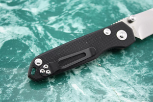 มีดพับ <span class=keywords><strong>LEEN</strong></span> 1203-1 ใบมีด 440C ผิวซาติน ด้าม G10 พร้อมคลิป ซองหนัง อุปกรณ์ตั้งแคมป์และกิจกรรมกลางแจ้ง EDC - Product Image 4