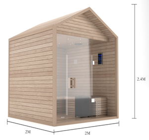 รุ่น<span class=keywords><strong>ล่าสุด</strong></span>ปี 2026 - ห้องซาวน่าแบบดั้งเดิม โครงสร้างไม้เนื้อแข็งคุณภาพสูง เป็นมิตรกับสิ่งแวดล้อม - Product Image 3