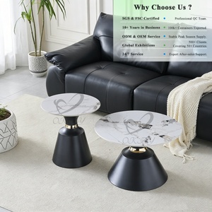 OKAY Coffee <strong>Table</strong> Ceramic New Arrival Trendy Residential Home Decor Minimalist Modern Forged Iron Frame Modern Coffee <strong>Tables</strong> - Product Image 1