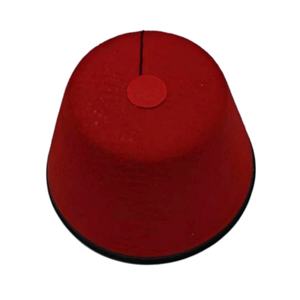 Chapeau Fez en peluche rouge avec pompon noir, traditionnel turc marocain, pour adulte, fête costumée, festival culturel, toutes saisons - Product Image 2