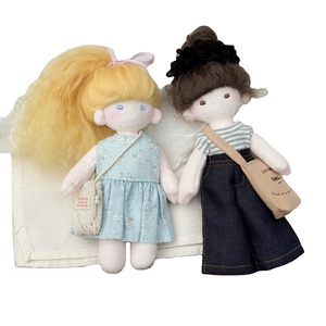 Muñeca Waldorf de Algodón Original Ilustrada Hecha a Mano, Articulada y Móvil, de 15-30 cm, para Mayores de 14 Años, Juguete Artesanal para Vestir, Colgante - Product Image 1