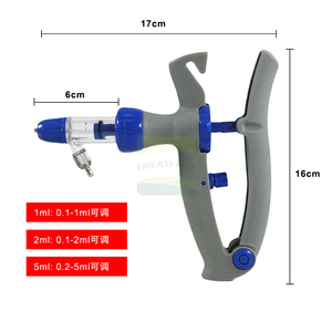 समायोज्य कैथीटर 1 मिली 2 मिली 5 मिलीलीटर पशु सुअर चिकन इंजेक्शन सुई पशु के लिए निरंतर सिरिंज - Product Image 6