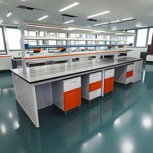 Mesa de Trabajo de Laboratorio con Estructura Moderna en Forma de D de Acero Uken - Equipo de Laboratorio Químico, Mobiliario de Laboratorio para Hospitales - Product Image 1
