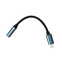 Großhandel Fabrik Nylon Geflochten USB C auf 3,5mm Kopfhörer Adapter AUX Typ C Klinken Audio Kabel für HDTV Computer Kamera