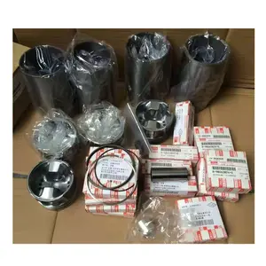 Construction Machinery Parts SK450 SK450-6 Engine Overhaul Gasket Kit 6D24 Diesel Engine Piston, Liner and Ring kit