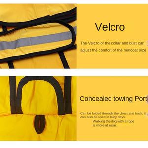 Grand chien de luxe imperméable à l'eau écologique dessin animé conception solide imperméable d'hiver couleur personnalisée vêtements pour animaux de compagnie pour <span class=keywords><strong>Golden</strong></span> <span class=keywords><strong>Retriever</strong></span> - Product Image 4