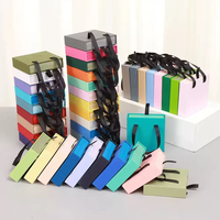 Boîte à bijoux flottante personnalisée avec tiroir en film PE, boîte cadeau en papier pour l'emballage de bagues, pièces de monnaie, pendentifs et pierres précieuses