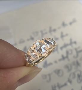 เครื่องประดับสั่งทำพิเศษ แหวนทองแท้ 9k 10k 14k 18k ทองคำขาว ทองคำชมพู ทองคำเหลือง ประดับเพชร/พลอยจากแล็บ ผลิตจากโรงงาน - Product Image 1