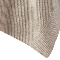 Pull col roulé en laine et cachemire pour femme, tricoté à la machine, basique, décontracté, automne-hiver, personnalisable OEM ODM, 400g
