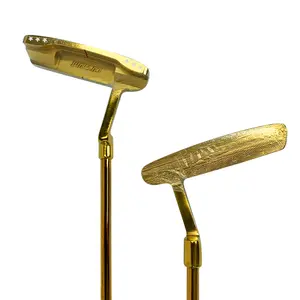 Logotipo personalizado Marca Golf Putters Direita Esquerda Mão De Aço Inoxidável CNC Moído Golf Club Putter De Clubes Fábrica
