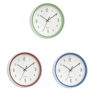Jam dinding Digital minimalis bingkai plastik jam dinding desain Modern