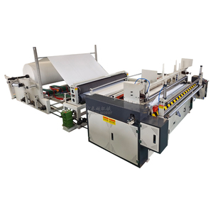 Petite machine de fabrication de papier toilette de haute qualité Machine automatique de fabrication de rouleaux de papier toilette - Product Image 1