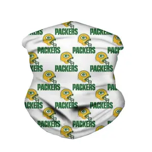 Custom Green Bay Packers máscara de fútbol americano diadema multifuncional protector solar máscara de montar para hombres y mujeres