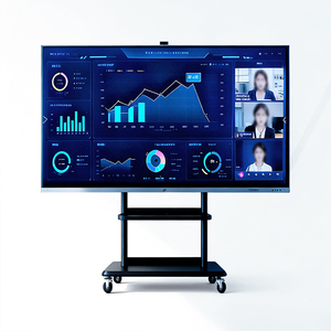 Écran tactile LCD anti-reflet 4K UHD 75 pouces avec support graphique, solutions d'affichage de conférence intérieures personnalisées OEM - Product Image 3