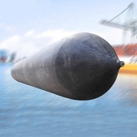 Airbags de sauvetage marins noirs à longueur personnalisée - Cylindriques en caoutchouc durable, certifiés ISO, pour le lancement de navires et le récupération de bateaux, longue durée de vie