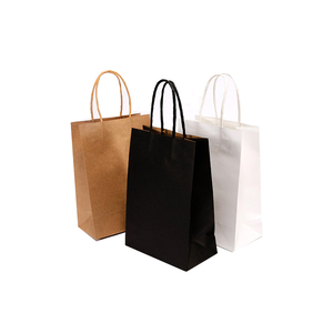 ถุงกระดาษคราฟท์แบบกำหนดเอง2024โลโก้พิมพ์ลายลูกค้าสไตล์คลาสสิกสำหรับการจัดนิทรรศการซูเปอร์มาร์เก็ต - Product Image 1