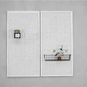 Steel Metal <strong>Peg</strong> Board Wall Shelf for Gaming Organizer Black White Red Hooks Tool <strong>Pegboard</strong> with Control Mount for Wall - Product Image 3