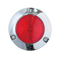 Feu de positionnement et de dégagement LED rond de 2 pouces à montage en surface pour remorque et camion, conforme aux normes SAE/DOT/FMVSS108