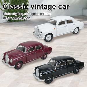 Modellino in Scala <span class=keywords><strong>1</strong></span>:<span class=keywords><strong>24</strong></span> di Auto d'Epoca Mercedes Benz 180 del 1953 con Supporto Espositivo - Product Image 2