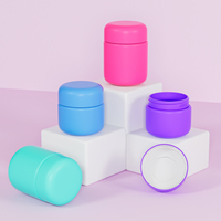 Pot de rangement en plastique classique anti-odeur pour herbes et épices, à l'épreuve des enfants, coloré, en promotion