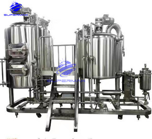 อุปกรณ์การผลิตเบียร์เชิงพาณิชย์สำหรับอุตสาหกรรม ขนาด 2000L-3000L ปั๊มมอเตอร์เบียร์ขนาดเล็ก แบรนด์ <span class=keywords><strong>Supermax</strong></span> วัสดุ SUS304/SUS316 - Product Image 2